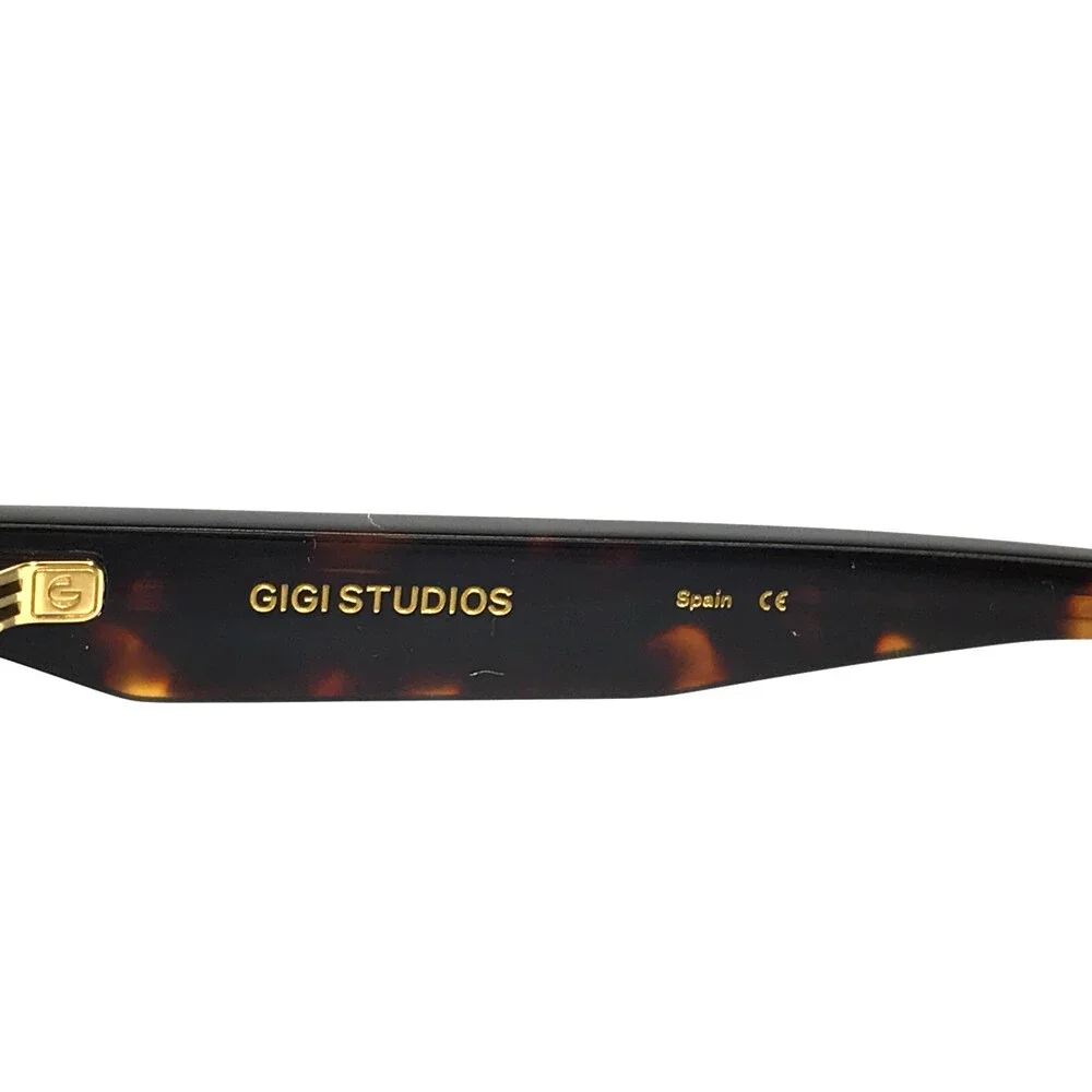 Gigi Studios Eyeglasses Frames ANDY GS1002/02O Brown Beige Cat Eye 56-17-140